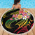 Kiribati Red Jasmine Mango Beach Blanket Reggae Polynesian Art Vibe