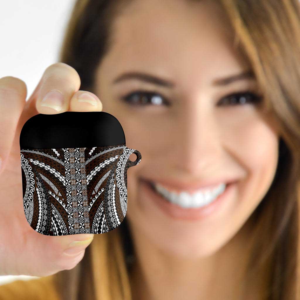 Brown Tongan Polynesian Tribal AirPods Case - Polynesian Pride