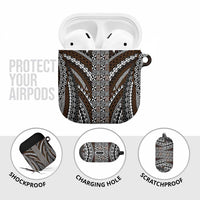Brown Tongan Polynesian Tribal AirPods Case - Polynesian Pride