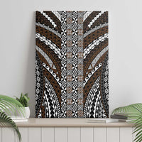 Brown Tongan Polynesian Tribal Canvas Wall Art - Polynesian Pride