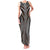 Brown Tongan Polynesian Tribal Family Matching Tank Maxi Dress and Hawaiian Shirt - Polynesian Pride