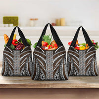 Brown Tongan Polynesian Tribal Grocery Bag - Polynesian Pride