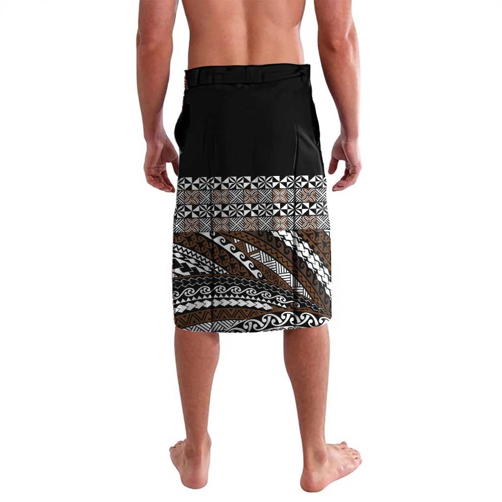 Brown Tongan Polynesian Tribal Lavalava - Polynesian Pride