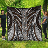 Brown Tongan Polynesian Tribal Quilt - Polynesian Pride