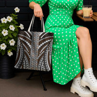 Brown Tongan Polynesian Tribal Tote Bag - Polynesian Pride