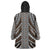 Brown Tongan Polynesian Tribal Wearable Blanket Hoodie - Polynesian Pride