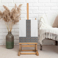 Light Gray Tongan Polynesian Tribal Canvas Wall Art - Polynesian Pride