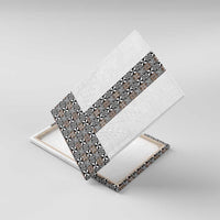 Light Gray Tongan Polynesian Tribal Canvas Wall Art - Polynesian Pride