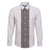 Light Gray Tongan Polynesian Tribal Family Matching Mermaid Dress and Hawaiian Shirt - Polynesian Pride