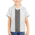 Light Gray Tongan Polynesian Tribal Family Matching Short Sleeve Bodycon Dress and Hawaiian Shirt - Polynesian Pride