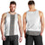 Light Gray Tongan Polynesian Tribal Men Tank Top - Polynesian Pride
