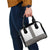Light Gray Tongan Polynesian Tribal Shoulder Handbag - Polynesian Pride
