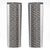 Light Gray Tongan Polynesian Tribal Skinny Tumbler - Polynesian Pride