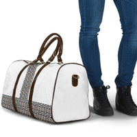 Light Gray Tongan Polynesian Tribal Travel Bag - Polynesian Pride