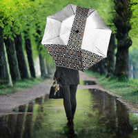 Light Gray Tongan Polynesian Tribal Umbrella - Polynesian Pride