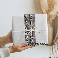 Light Gray Tongan Polynesian Tribal Wrapping Paper - Polynesian Pride