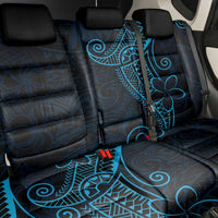 Black Blue Polynesian Tribal Back Car Seat Cover - Polynesian Pride