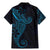 Black Blue Polynesian Tribal Family Matching Mermaid Dress and Hawaiian Shirt - Polynesian Pride