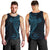 Black Blue Polynesian Tribal Men Tank Top - Polynesian Pride