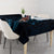 Black Blue Polynesian Tribal Tablecloth - Polynesian Pride