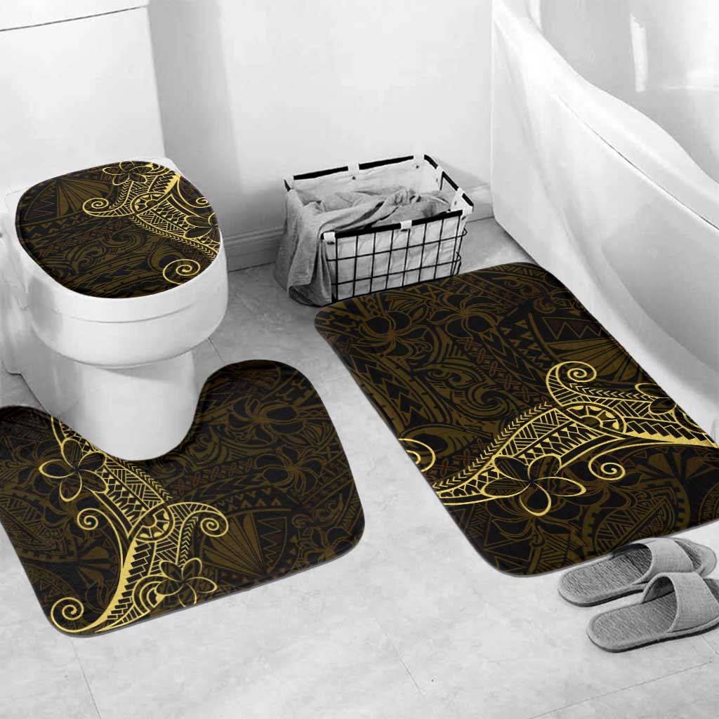 Black Gold Polynesian Tribal Bathroom Set - Polynesian Pride