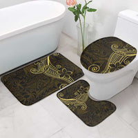 Black Gold Polynesian Tribal Bathroom Set - Polynesian Pride