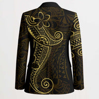 Black Gold Polynesian Tribal Blazer - Polynesian Pride