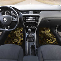 Black Gold Polynesian Tribal Car Mats - Polynesian Pride