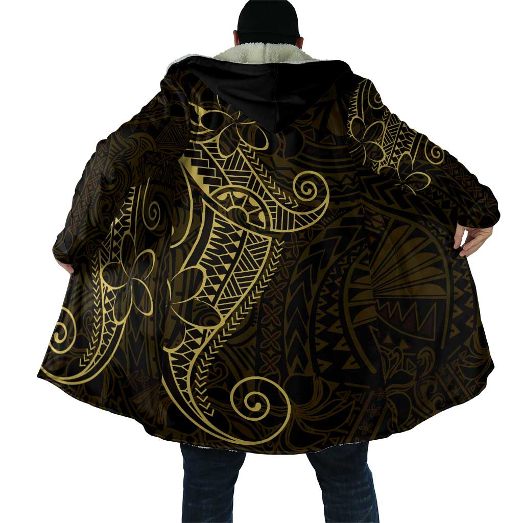 Black Gold Polynesian Tribal Cloak - Polynesian Pride