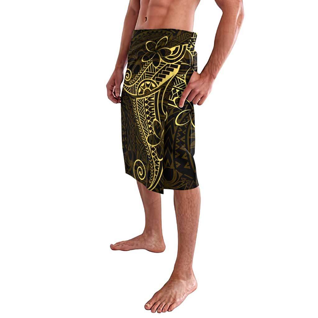 Black Gold Polynesian Tribal Lavalava - Polynesian Pride