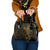 Black Gold Polynesian Tribal Shoulder Handbag - Polynesian Pride