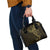 Black Gold Polynesian Tribal Shoulder Handbag - Polynesian Pride