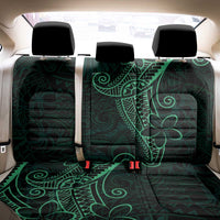 Black Green Polynesian Tribal Back Car Seat Cover - Polynesian Pride