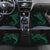 Black Green Polynesian Tribal Car Mats - Polynesian Pride