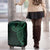 Black Green Polynesian Tribal Luggage Cover - Polynesian Pride