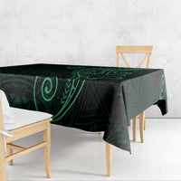 Black Green Polynesian Tribal Tablecloth - Polynesian Pride