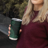 Black Green Polynesian Tribal Tumbler Cup - Polynesian Pride