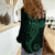 Black Green Polynesian Tribal Women Casual Shirt - Polynesian Pride