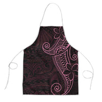 Black Pink Polynesian Tribal Apron - Polynesian Pride