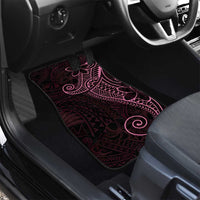 Black Pink Polynesian Tribal Car Mats - Polynesian Pride