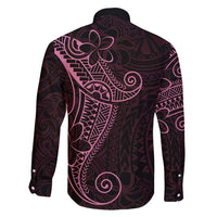 Black Pink Polynesian Tribal Family Matching Mermaid Dress and Hawaiian Shirt LT9 - Polynesian Pride