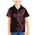 Black Pink Polynesian Tribal Family Matching Mermaid Dress and Hawaiian Shirt - Polynesian Pride