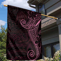 Black Pink Polynesian Tribal Garden Flag - Polynesian Pride