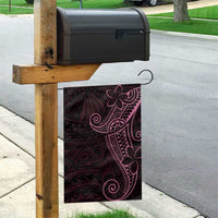 Black Pink Polynesian Tribal Garden Flag - Polynesian Pride