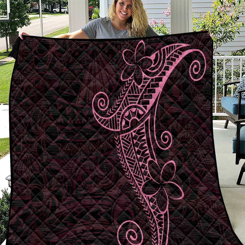 Black Pink Polynesian Tribal Quilt LT9 Pink - Polynesian Pride