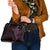 Black Pink Polynesian Tribal Shoulder Handbag - Polynesian Pride
