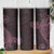 Black Pink Polynesian Tribal Skinny Tumbler - Polynesian Pride