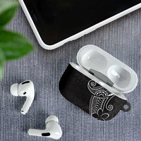 Black White Polynesian Tribal AirPods Case - Polynesian Pride