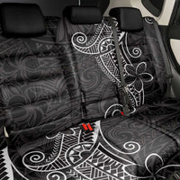 Black White Polynesian Tribal Back Car Seat Cover - Polynesian Pride