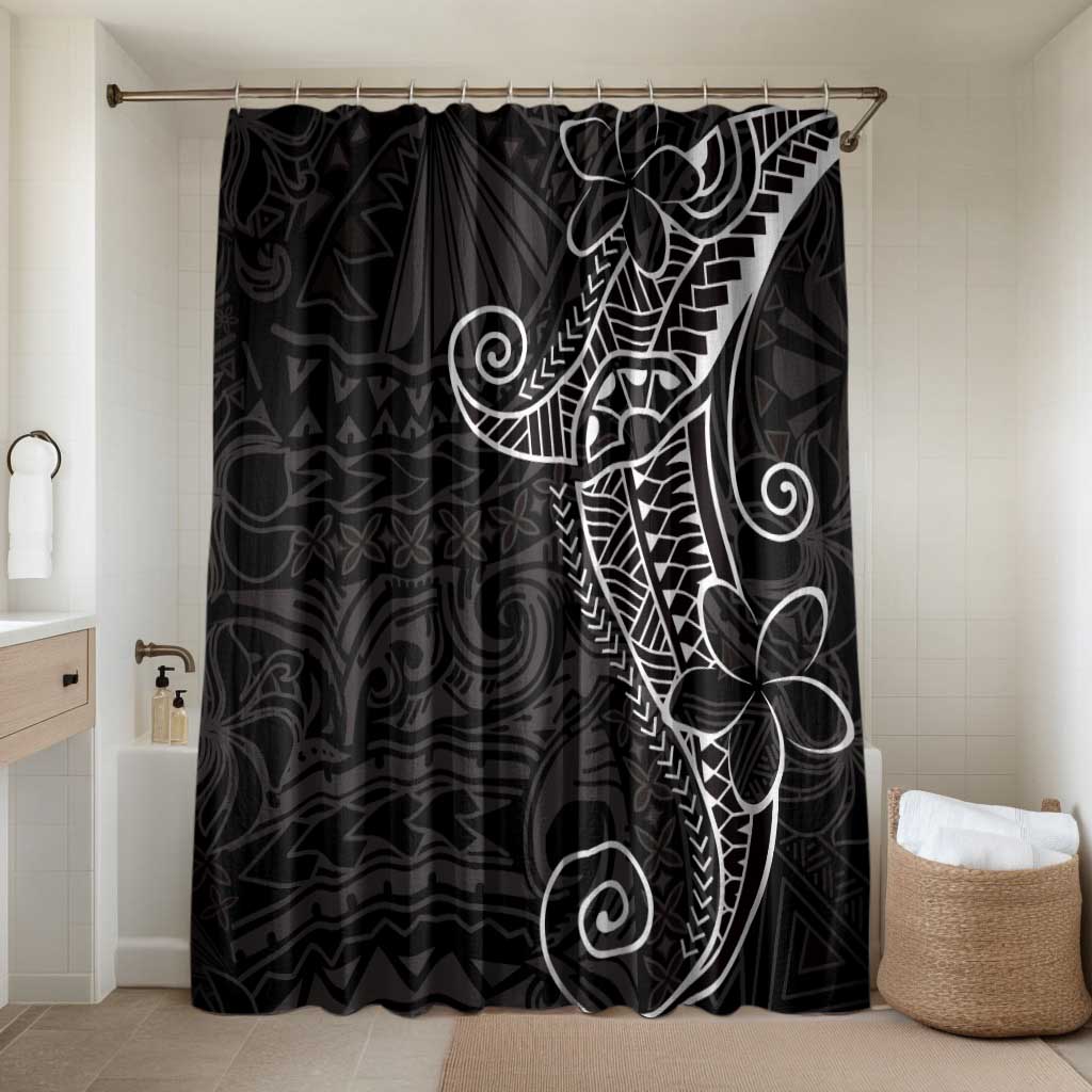Black White Polynesian Tribal Bathroom Set - Polynesian Pride